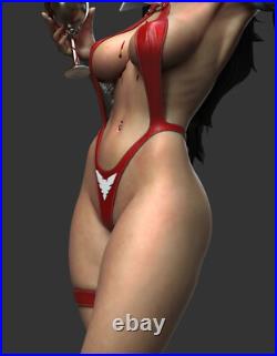 1/6 Scale Vampirella Figure 12K High-Detail Resin Print Painted