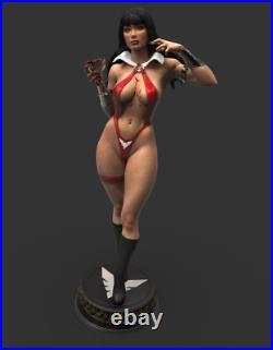 1/6 Scale Vampirella Figure 12K High-Detail Resin Print Painted