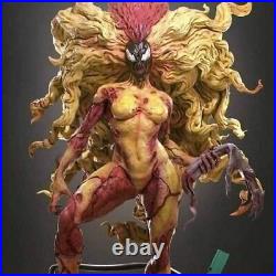 1/6 Sexy Woman Venom 3D Printing Figure Model Kit Unpainted Unassemble DIY Toys