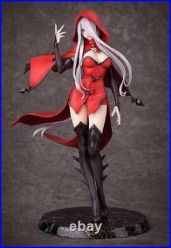 1/7 275mm Resin Model Kit Beautiful Girl Red Witch Unpainted