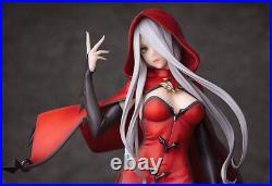 1/7 275mm Resin Model Kit Beautiful Girl Red Witch Unpainted