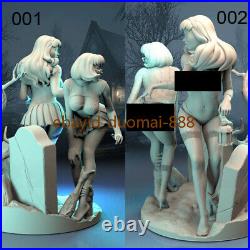 1/8 1/6 Daphne & Wilma 3D Print Figure Model Kit Unpainted Unassembled GK
