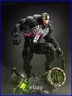 1/8 1/6 Venom 3 Heads Resin Model Kit Unpainted 3D Print Statue Figure Gift