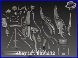 1/8 Resin Model H/ 240mm Monika Bunny 3d Printed Model Unassembled Unpainted New