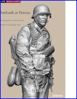 200mm Ambush at Poteau MG 42 Gunner of KG Hansen, Battle of the Bulge 1944