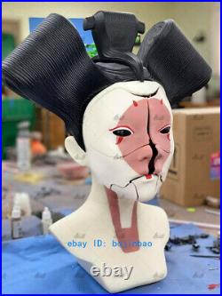 20cm Ghost in the Shell Geisha Robot Bust Resin Model Kits Unpainted 3D Printing