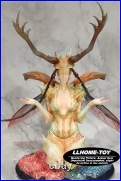 29CM Longicorn Girl Resin Garage Kit Figure Model Unpainted Unassemble GK