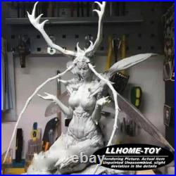 29CM Longicorn Girl Resin Garage Kit Figure Model Unpainted Unassemble GK