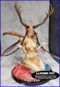 29CM Longicorn Girl Resin Garage Kit Figure Model Unpainted Unassemble GK