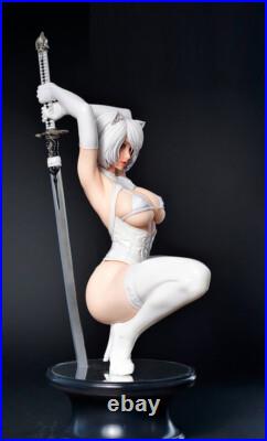 2B Girl Squat 3D Print Model Kit Garage Kit Unpainted Unassembled Figure GK