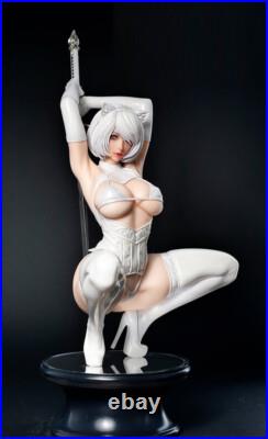 2B Girl Squat 3D Print Model Kit Garage Kit Unpainted Unassembled Figure GK