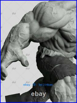 30cm Hulk Resin Model Kits Unpainted 3D Printing Garage Kit Green Gaint Figure