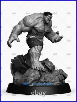 30cm Hulk Resin Model Kits Unpainted 3D Printing Garage Kit Green Gaint Figure