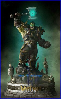 31.5cm WOW Orc Thrall Resin Model Kits Unpainted 3D Printing Garage Kit Statue