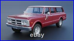 3D Printed 72 GMC Suburban model kit