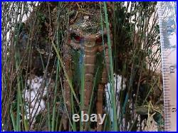 3D Resin Man-Thing Rare OOAK Figure Diorama Professionally Painted Cork Base
