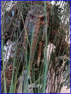 3D Resin Man-Thing Rare OOAK Figure Diorama Professionally Painted Cork Base