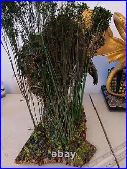 3D Resin Man-Thing Rare OOAK Figure Diorama Professionally Painted Cork Base