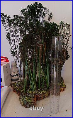 3D Resin Man-Thing Rare OOAK Figure Diorama Professionally Painted Cork Base