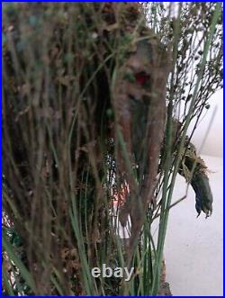 3D Resin Man-Thing Rare OOAK Figure Diorama Professionally Painted Cork Base