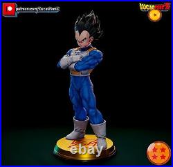 3D Resin Printed Vegeta Statue Model Kit Unpainted&Unassembled Dragon Ball Z