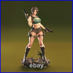 3D print figure Lara Croft 1/8 1/6 1/4 Model Kit Unpainted Unassembled GK
