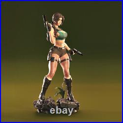 3D print figure Lara Croft 1/8 1/6 1/4 Model Kit Unpainted Unassembled GK