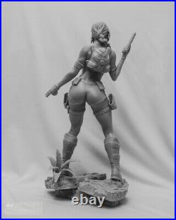 3D print figure Lara Croft 1/8 1/6 1/4 Model Kit Unpainted Unassembled GK