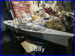 3d Printed 1/200 Wwii U. S. Navy Montana Class Battleship Full Hull model kit