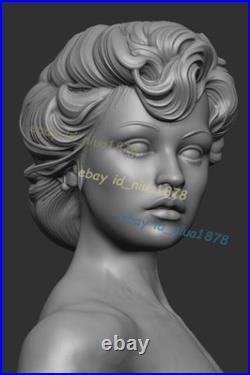 5Versions Evelyn 3D Print Garage Kit Figure Model Kit Unassemble Unpainted GK