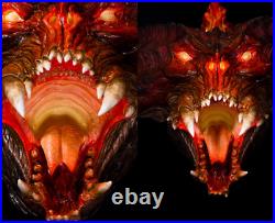 60CM Wide Resin Barlogn Head Garage Kit Figure Model Kit Unpainted Unassemble GK