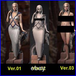 6Versions Daenerys 3D Print Garage Kit Figure Model Kit Unpainted Unassemble