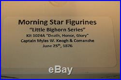 75MM, CUSTER, 7TH Cavalry, ALL NEW FROM MORNING STAR FIGURINES