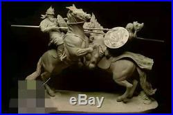 75mm 1/24 resin soldier figure model kit Two knights in duel G1