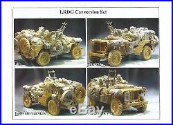 AC Models WW2 LRDG Conversion set 2 figures + stowage 75mm Unpainted resin kit