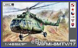 AWC Models 1/48 MIL Mi-8MTV/17 HIP Russian Transport Helicopter Resin Model
