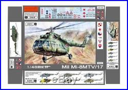 AWC Models 1/48 MIL Mi-8MTV/17 HIP Russian Transport Helicopter Resin Model