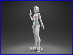Abbey Chase Sexy Girl Unpainted Unassembled Resin 3D printed Model Figure NSFW