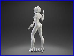 Abbey Chase Sexy Girl Unpainted Unassembled Resin 3D printed Model Figure NSFW