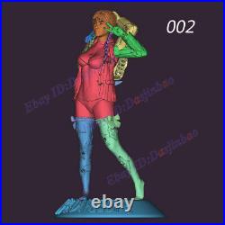 Addams 1/6 3D Printing Model Kit Unpainted Unassembled 32cm GK 002 Version
