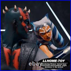 Ahsoka Tano Vs Darth Maul Resin Model Kit Unpainted 3d Print GK Statue Figure
