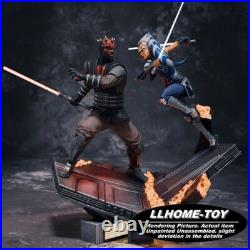 Ahsoka Tano Vs Darth Maul Resin Model Kit Unpainted 3d Print GK Statue Figure