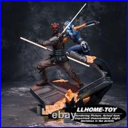 Ahsoka Tano Vs Darth Maul Resin Model Kit Unpainted 3d Print GK Statue Figure
