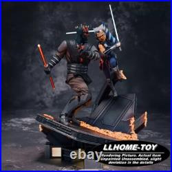 Ahsoka Tano Vs Darth Maul Resin Model Kit Unpainted 3d Print GK Statue Figure