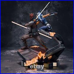 Ahsoka Tano vs Darth 3D Printed 12K Figure Statue Resin Model Kit Unassembled