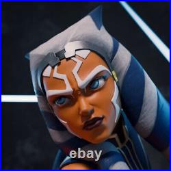 Ahsoka Tano vs Darth 3D Printed 12K Figure Statue Resin Model Kit Unassembled