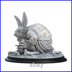Alice in Creepyland White Rabbit 3D Printed Figure Art Piece Painted Alice in Creepyland White Rabbit 3D Printed Figure Art Piece Painted