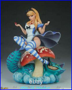 Alice in Wonderland Unpainted Resin Kits Model Figure Statue 3D Print 30cm New
