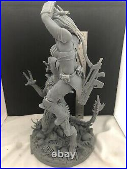 Alien VS Predator -Machiko Noguchi Female 1/8 Scale Resin Model Diorama