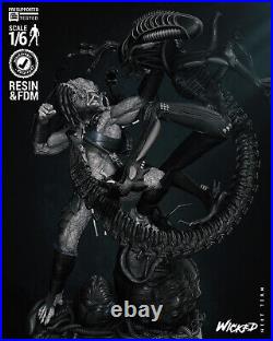 Alien vs. Predator Resin Sculpture Statue Model Kit Unpainted/Unassembled